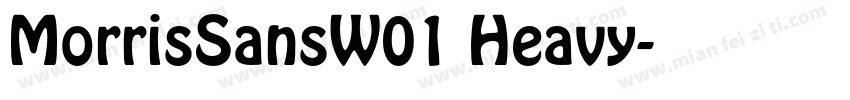MorrisSansW01 Heavy字体转换